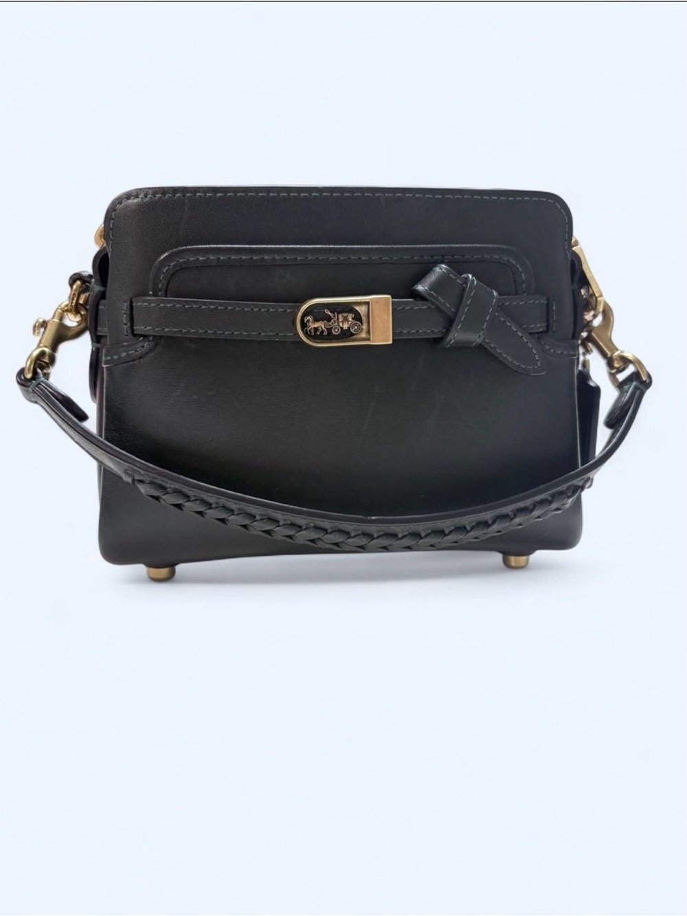 Coach Amazon Green Tate 18